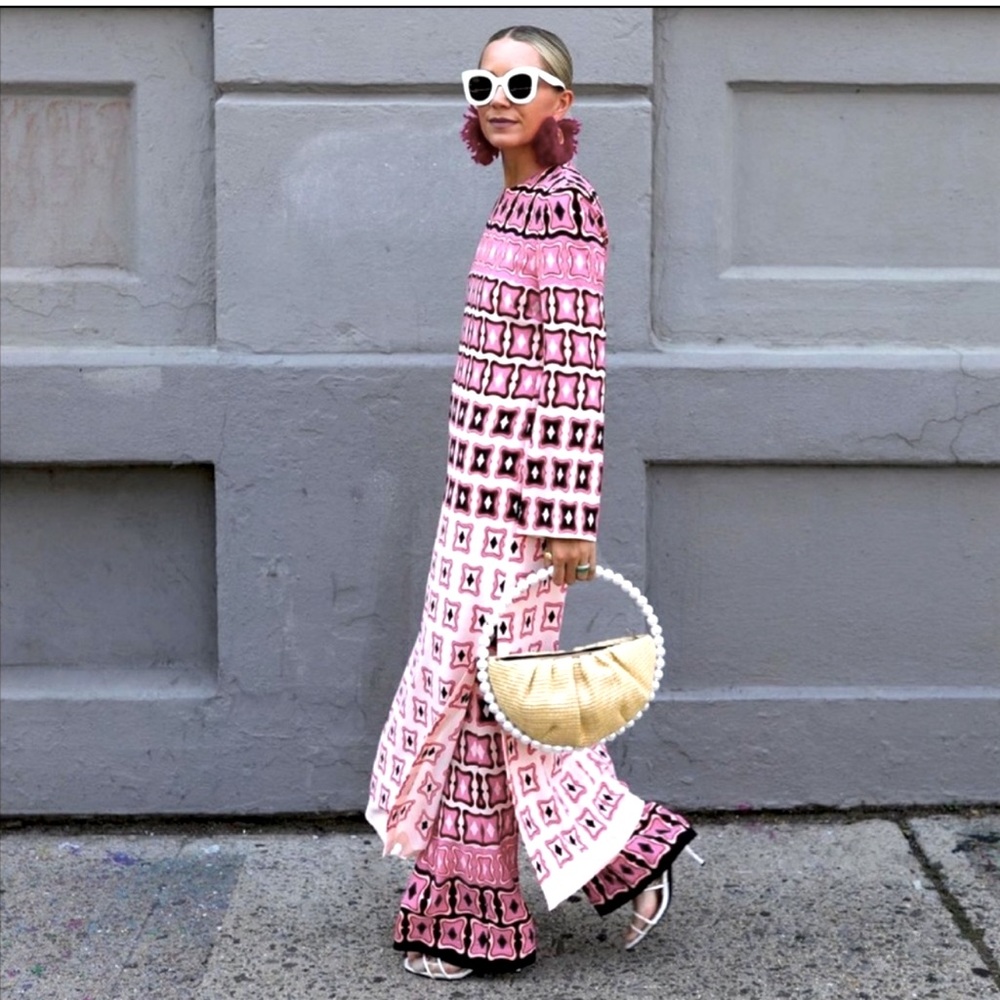 ZARA Geometric Print Lounge Set